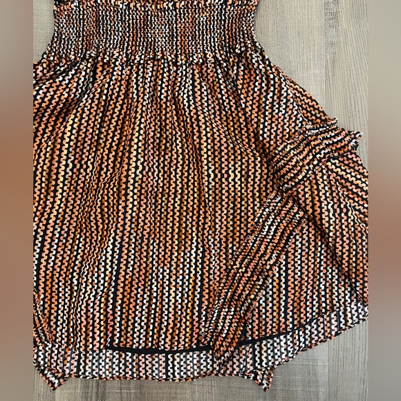 Ramy Brook Striped Jessie V-Neck Mini Dress - Picture 6 of 8